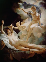 Iris och Morphee (olja på duk)