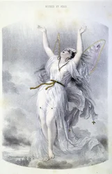 Fairy: La Peri - i "Mythological women", av Mery och Foelix, ill. av G. Staal, red. av Gouet