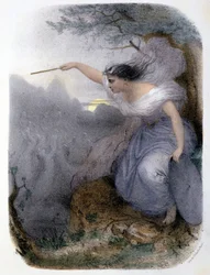 The Fairy Willis - i "Mythological Women", av Mery och Foelix, ill. av G. Staal, red. av Gouet