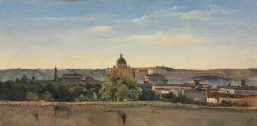 Utsikt över Rom, ca. 1782-1784.