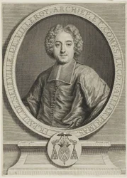 Porträtt av Francois-Paul de Neufville de Villeroy