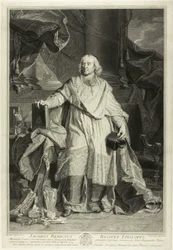 Porträtt av Jacques Bénigne Bossuet, biskop av Meaux