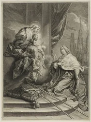 Porträtt av Louis de la Vergne de Tressan, greve av Lyon, ärkebiskop av Rouen