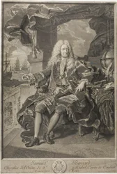 Porträtt av Samuel Bernard, statsråd