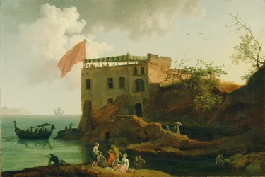 Utsikt över Gaiola, ca 1770-90