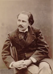 Porträtt av kompositören Jules Massenet 1842-1912, 1880.