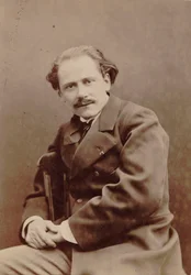 Porträtt av kompositören Jules Massenet 1842-1912, 1880.