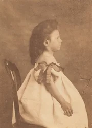 Ännu en rustik stol, 1860-tal.