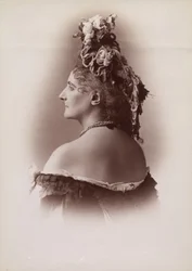 [Grevinnan av Castiglione, från Series of Roses], 1895.