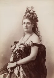[Grevinnan av Castiglione, från Series of Roses], 1895.