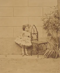 Fortfarande den rustika stolen, 1860-tal.