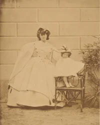 Modern och brudgummen, 1860-talet.