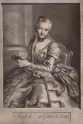 Madame de Pompadour, älskarinna till kung Ludvig XV av Frankrike, 1700-talet 1894