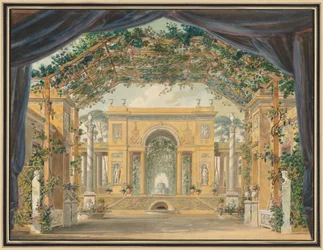 Dekoration utförd för födelsedagen av Hans Majestät Kungen av Westfalen, 1811.