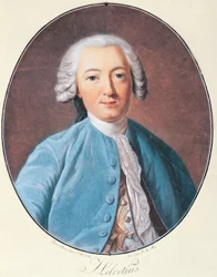 Porträtt av Claude Adrien Helvetius