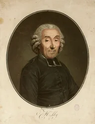 Porträtt av Gabriel Bonnot de Mably 1709-1785, ca. 1790.