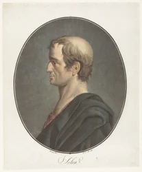 Porträtt van Solon Solon (titel på objekt) Collection of Great Men (serietitel)
