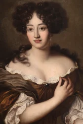En dam, sägs vara Hortense Mancini, Duchesse de Mazarin