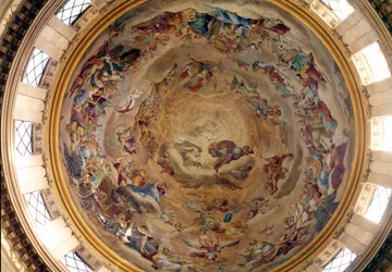 Kupolen i Val-de-Grâce-kyrkan, målad av Pierre Mignard (1612-1695)