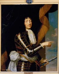 Ludvig XIV, kung av Frankrike (målning på duk)