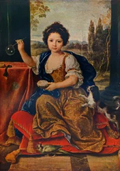 Louise Marie Anne de Bourbon, 1674-1681, oäkta dotter till Ludvig XIV, c1680, 1911