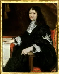 Porträtt av Michel Le Tellier, Marquis de Louvois (1641-1691) Målning av Pierre Mignard (1612-1695) 1600-talet. Nämnas måste: Reims, Musee Des Beaux Arts - Porträtt av Michel Le Tellier, Marquis de Louvois (1641-1691). Målning av Pierre Mignard