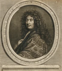 Porträtt av kompositören Jean-Henri dAnglebert 1629-1691, 1689