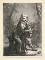 Untitled (Pojke med hund)