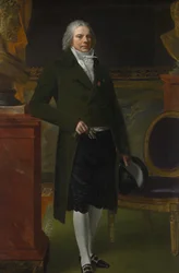 Charles Maurice de Talleyrand Périgord 1754-1838, prins av Talleyrand, 1817.