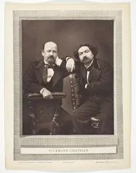 Émile Erckmann (fransk författare, 1822-1899) och Alexandre Chatrian (fransk författare, 1826-1890)