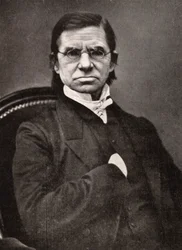 Emile Littre, fransk lexikograf och filosof, 1800-talet