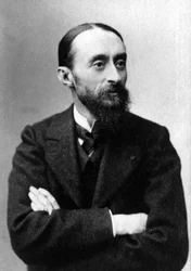 Fernand Anne Piestre Cormon (1845-1924) målare av den franska skolan, fotograferad av Pierre Petit ca 1870-1890, extraherad från samlingen Felix Potin, 500 samtida kändisar, Frankrike målning