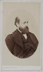 Porträtt av Henri Murger 1822-1861, 1861.