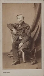 Porträtt av Louis de Loménie 1818-1878.