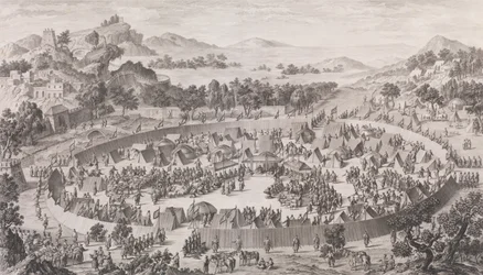 Nederlaget för chefen Uš-Turfan och hans stad, 1774.