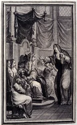 psaltaren - i "" Sagor och noveller på vers "" av Jean La Fontaine. 1776. Illustration av P.P. Choffard.