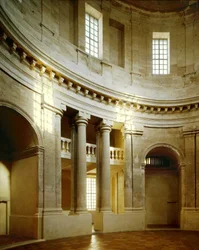 Kyrkan La Vieille Charite, klostret i Marseille, Frankrike. Barockarkitektur, av Pierre Puget