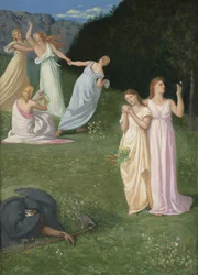 Döden och jungfrurna, 1872