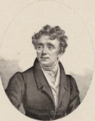 Porträtt av operasångaren Louis Antoine Eléonore Ponchard 1787-1866, ca 1835.