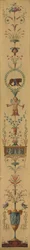 Dekorativ panel, 1790-tal.
