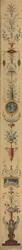 Dekorativ panel, 1790-tal.