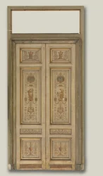Dubbelbladiga dörrar, 1790-tal.