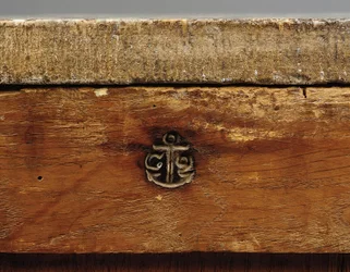 Detalj av en Ludvig XV-kommod