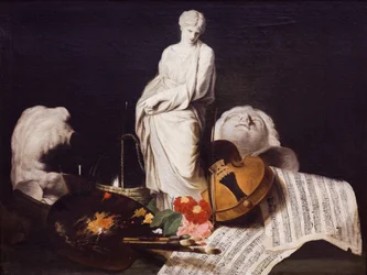 Konstnärsfantasi,1701-50 (olja på duk)