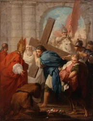 Heraclius bär korset, c.1728