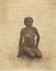 Ung Nuba kvinna, 1853-54.