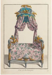 Bed à la Turque, ca 1788.