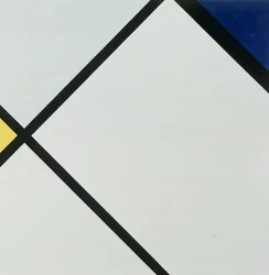 "Composition N 1" Målning av Piet Mondrian (1872-1944) 1925 Zürich, Kunsthaus ©DeAgostini/Leemage