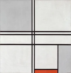 Komposition nr 1 Gråröd, 1935.
