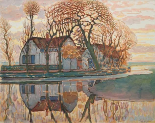 Gård nära Duivendrecht, ca. 1916.